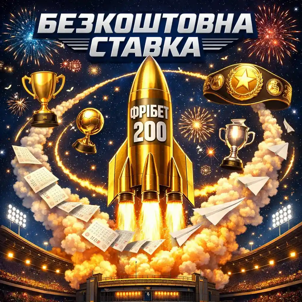 Фрібет 200 гривень на спорт - перша ставка в БК Парік24 безкоштовно