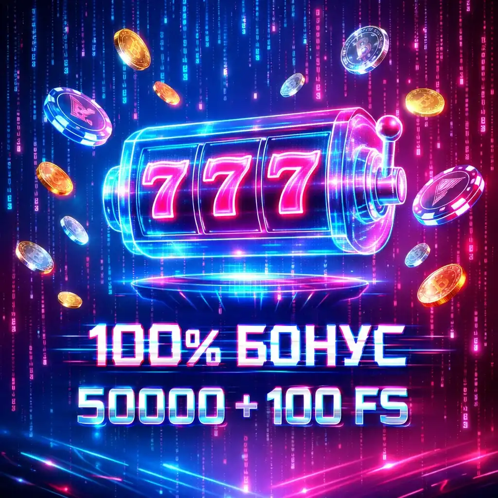 Вітальний бонус 100% до 50000 гривень в онлайн казино Парік24